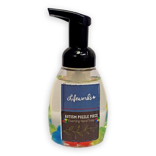 Autism Puzzle Piece Foam Soap