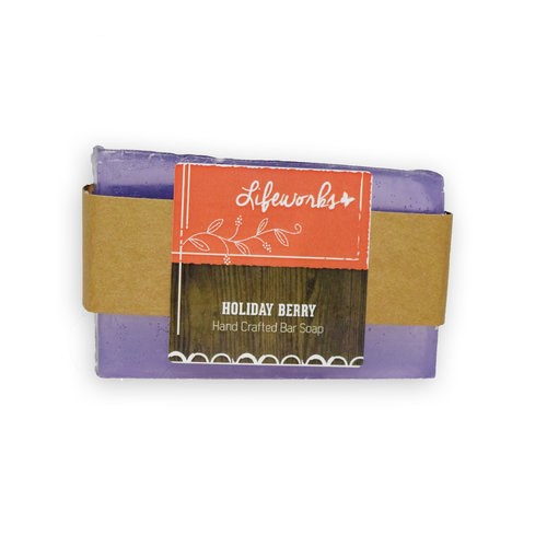 HOLIDAY BERRY HAND CRAFTED BAR SOAP